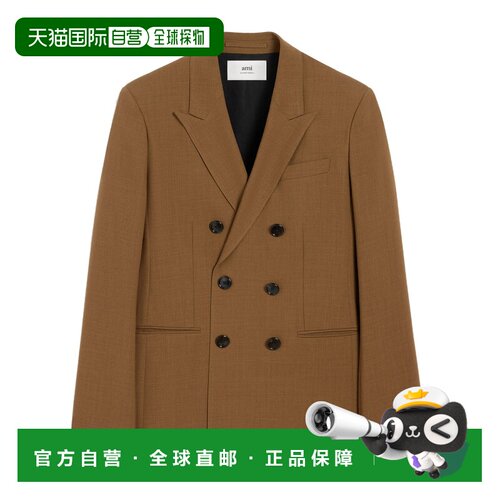 1h可退 香港直邮Ami Paris 女士西服 FBV006WV0066216 AW2025 棕