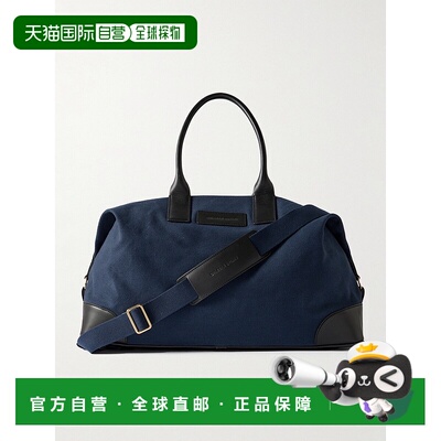 香港直邮Orlebar Brown 男士 The Weekend Away 皮革饰边棉质帆布