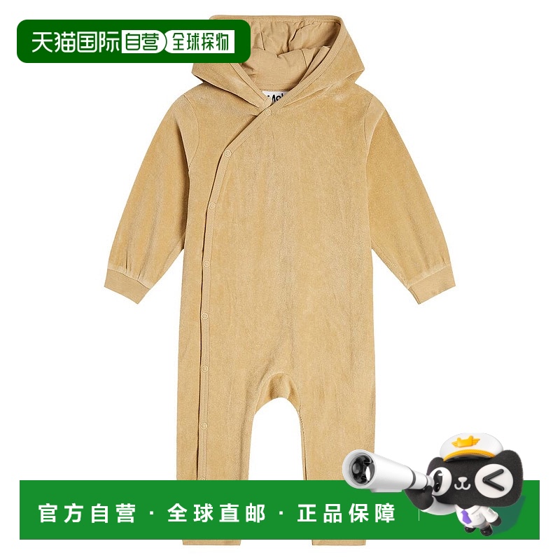 1小时内可退 香港直邮Molo 婴儿 Floppy 棉质连体衣童装 brown棕