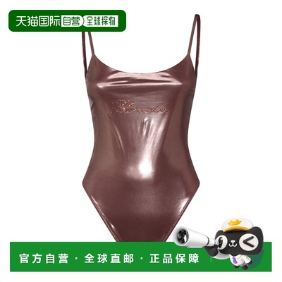 付款1h内可退 香港直邮Blumarine 蓝色情人 女士 BEACHWEAR 古铜