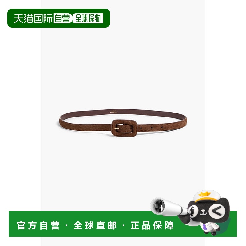 1h可退 香港直邮TOTÊME 女士 绒面革皮带 223817911BROWNSUEDE879