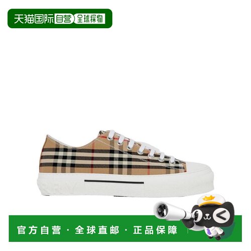 香港直邮Burberry Vintage 格纹休闲运动鞋 80505【付后1h可退】