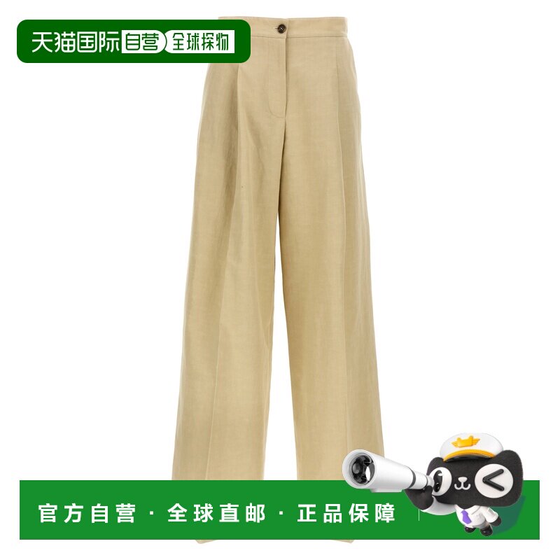 香港直邮ARMY YVES SALOMON 女士 亚麻裤子 25E25EYP037XXCOLIA22