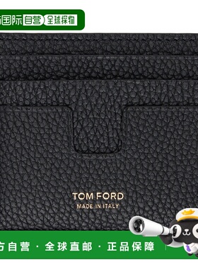 香港直邮Tom Ford 汤姆 福特 男士 黑色 Grain Leather Classic