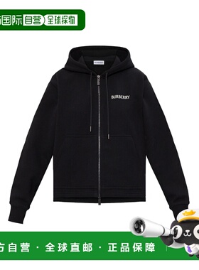 1h可退 香港直邮Burberry 巴宝莉 女士 黑色毛线衫 8118980X