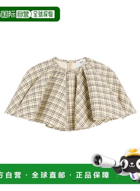 1h可退 香港直邮Ami Paris 格纹羊毛荷叶边上衣 FTP354WV0074