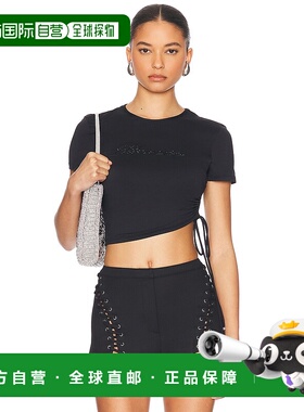 1h可退 香港直邮Blumarine 蓝色情人 女士 短款T恤 P544D007A