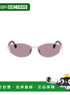 1h可退 香港直邮FENDI 女士太阳镜 FE40216U30S SS2026 金色 Fend