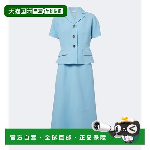 1h可退 香港直邮EMILIA WICKSTEAD 女士 Alexina crêpe 羊毛中长