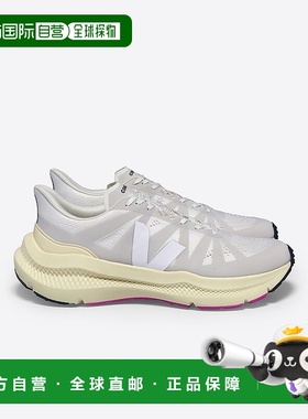 自营欧洲直邮VEJA Condor 3系列白色再生聚酯纤维V标识跑鞋 男女