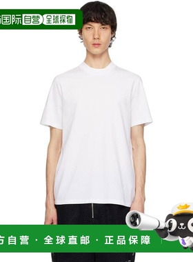 1h可退 香港直邮Jil Sander 吉尔 桑达 男士 白色 Basic T 恤 J21