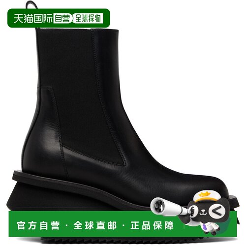 1h可退 香港直邮rick owens 瑞克 欧文斯 男士 黑色 Temple Low F