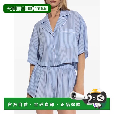 【自营】海外直邮Alexander Wang亚历山大王女士斜插袋平角短裤