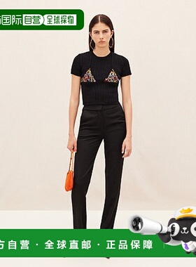 香港直邮Jacquemus 开衩休闲裤 231PA038-1333直筒裤喇叭裤羊毛