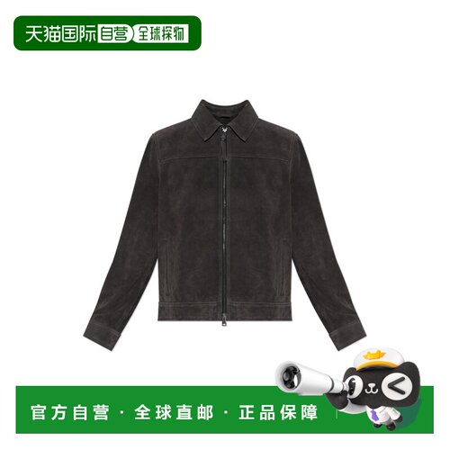 1h可退 香港直邮ALL SAINTS 男士皮衣 RHONEM011LDANTHRACITEGREY