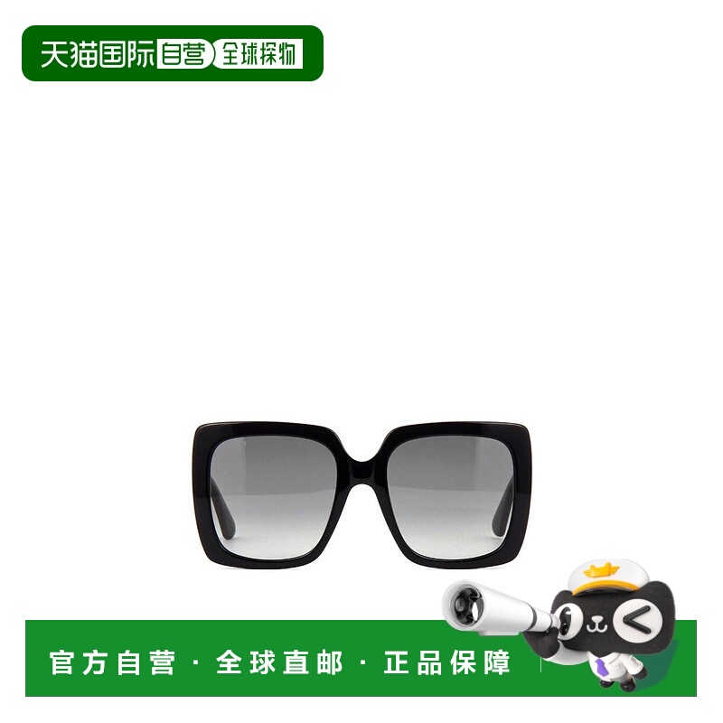 自营Gucci 黑色方形框太阳镜 GG0418S古驰