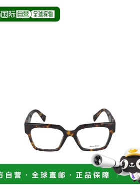 1h可退 香港直邮miu miu/缪缪 徽标平光镜 Women crov