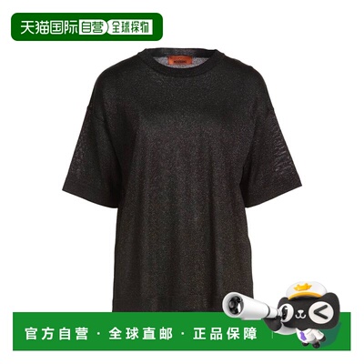 1h可退 香港直邮MISSONI 米索尼 女士 毛衣 black黑色 舒适时尚