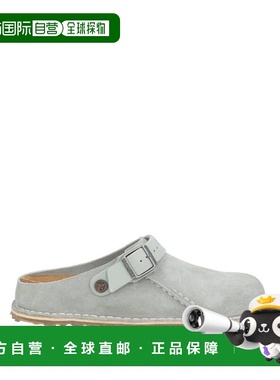 1h可退 香港直邮birkenstock 勃肯 女士 Mules 木屐 grey灰色 舒
