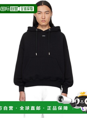 香港直邮off-white 男士 黑色 Vibe Arrow 连帽衫 OMBB085S25FLE0