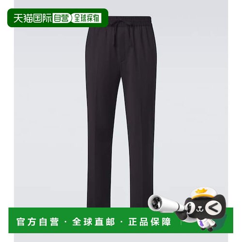 1h可退 香港直邮Brioni 布里奥尼 男士 Asolo 羊毛长裤 brown棕色