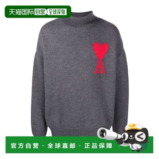 香港直邮Ami Paris 高领针织毛衣 BFUKS402018半高领