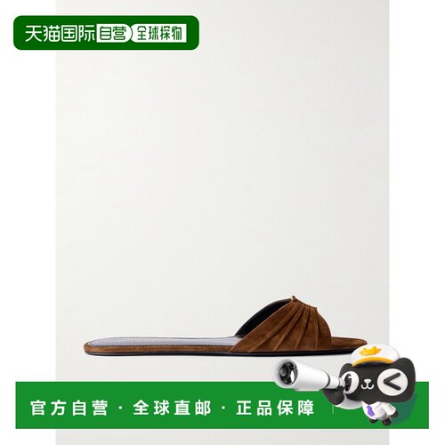1h可退 Saint Laurent 圣罗兰 女士 Babylone 徽标牌拖鞋 8696582