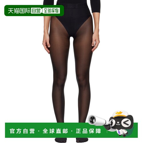 1h可退 香港直邮Wolford 女士 黑色 Neon 40 连裤袜 14978