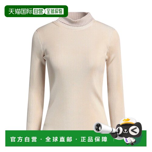 1h可退 香港直邮Balenciaga 巴黎世家 女士 高领上衣 beige米色