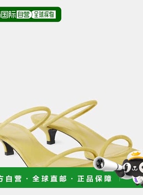 香港直邮TOT&Ecirc;ME 女士 The Minimalist 35 绒面革凉鞋单鞋