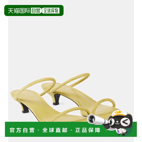香港直邮TOTÊME 女士 The Minimalist 35 绒面革凉鞋单鞋