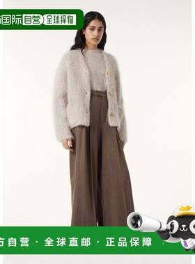 自营欧洲直邮Loro Piana 女士灰色马海毛毛衣