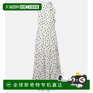 连衣裙 1h可退 波尔卡圆点棉质长款 香港直邮RIXO white白色 女士