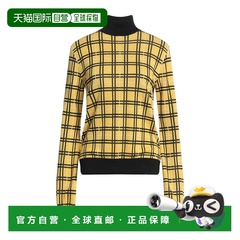 香港直邮Marni 玛尼 女士 高领上衣 yellow黄色 舒适时尚