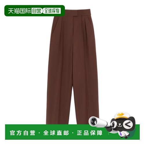 香港直邮VALENTINO 女士休闲裤 BRB766A6D1YF CO 红支付后1h可退