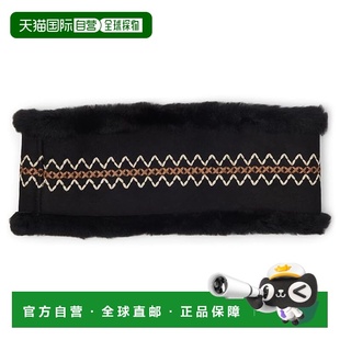 1h可退 香港直邮Ugg 女士 Atherson Hb 刺绣帽子 black黑色 舒适