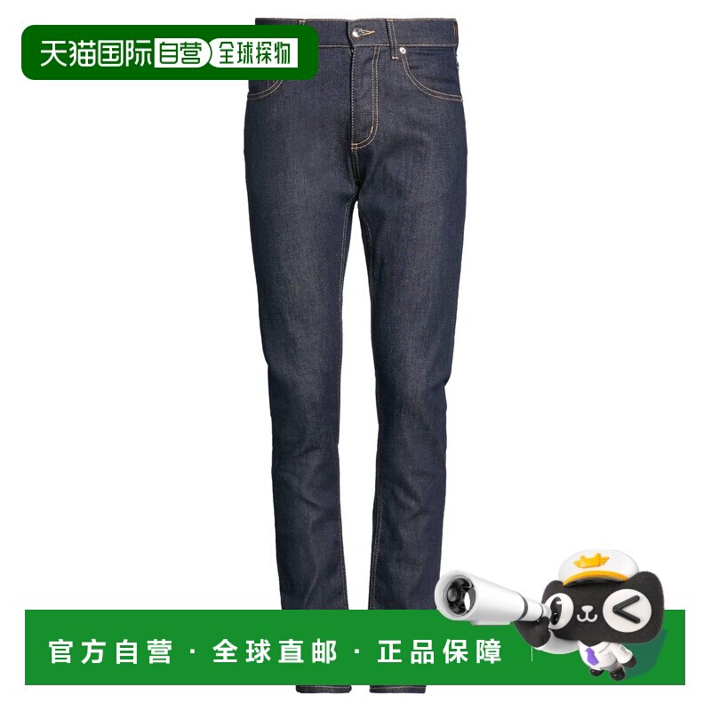 1h可退 香港直邮mcqueen 麦昆 男士 牛仔长裤 blue蓝色 舒适时尚