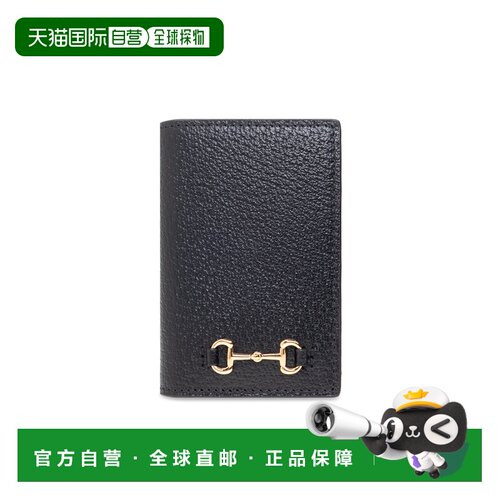 1h可退 香港直邮GUCCI 男士钱包 703214DJ20G1000 SS2026 黑色 饰