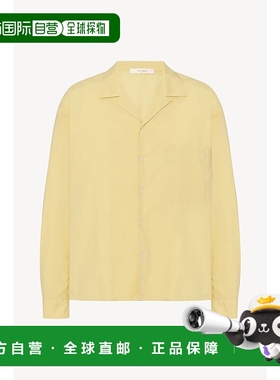 香港直邮1h可退 The Row 男士 长袖衬衫 942W2567 yellow黄色 舒