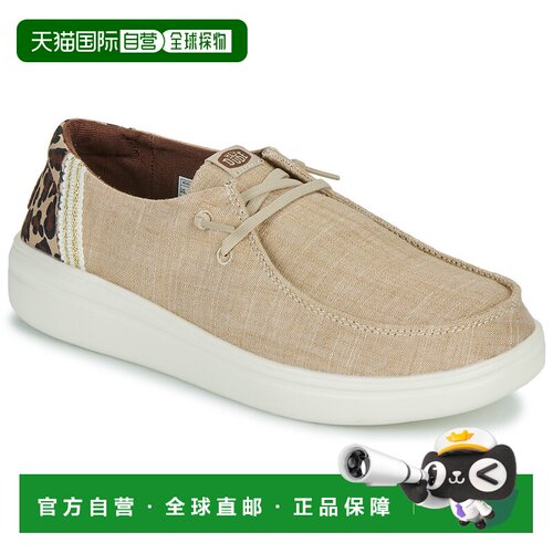 欧洲直邮HEY DUDE  女鞋 春夏2025 一脚蹬板鞋 Wendy Rise Animal