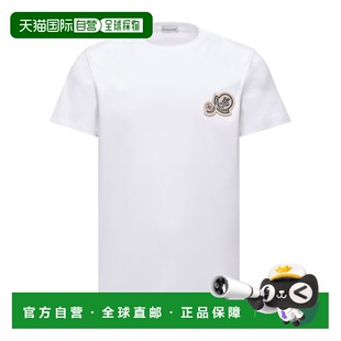L10918C000688390Y T恤 香港直邮Moncler 双Logo贴片棉质短袖