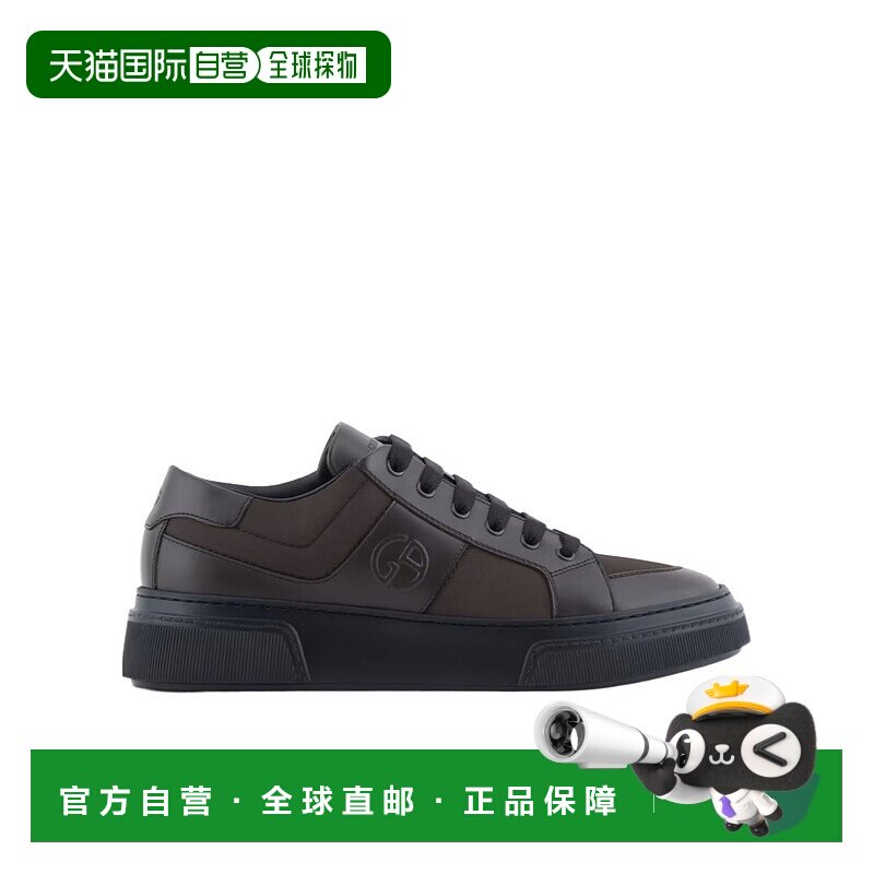 1h可退 香港直邮Giorgio Armani 系带低帮运动鞋 X2X172XN152