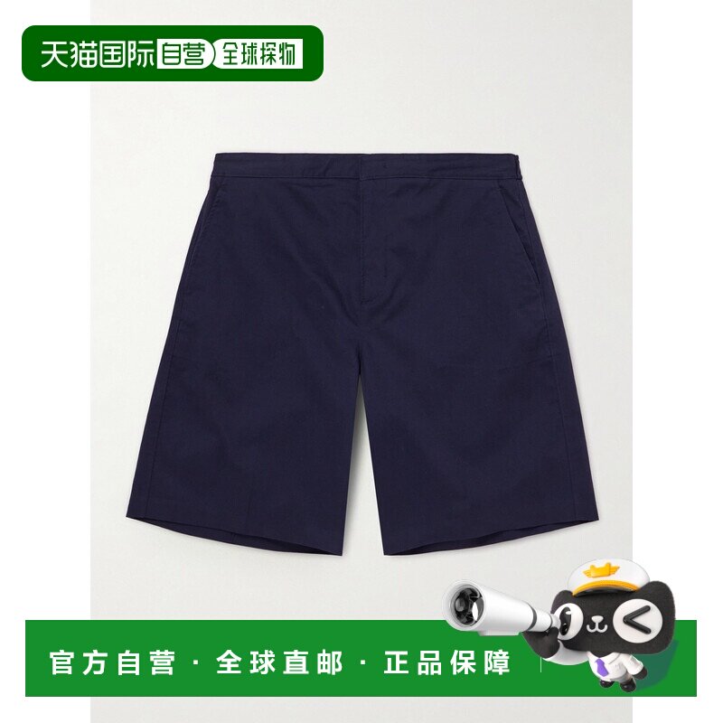 香港直邮Orlebar Brown 男士 Laurent 直筒棉混纺短裤 281536NIGH
