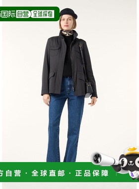 自营欧洲直邮Loro Piana 女士黑色功能性面料夹克