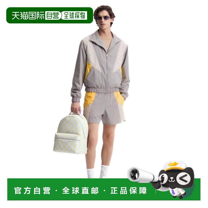 自营1h可退 欧洲直邮LV路易威登 Run Away系列男士白色小牛皮logo