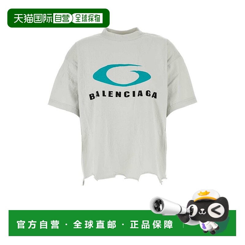 1h可退 香港直邮Balenciaga 巴黎世家 女士 Loop Sports Icon 短T