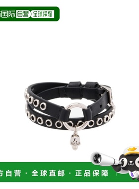 1h可退 香港直邮ALEXANDER MCQUEEN 26SS 骷髅头双圈手链 Women