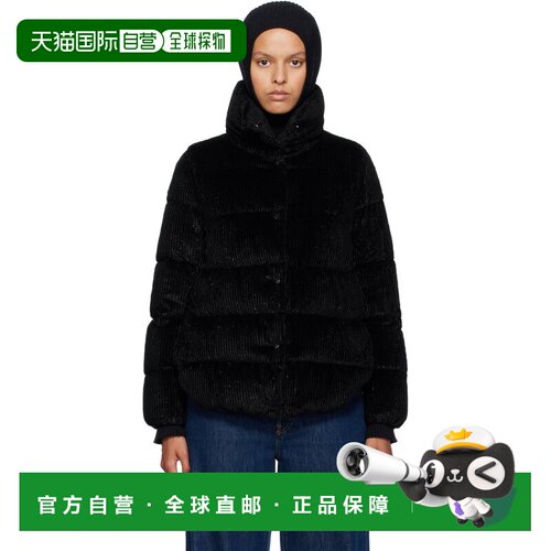 香港直邮Moncler 盟可睐 女士 黑色 Cochevisse Short 羽绒夹克 J