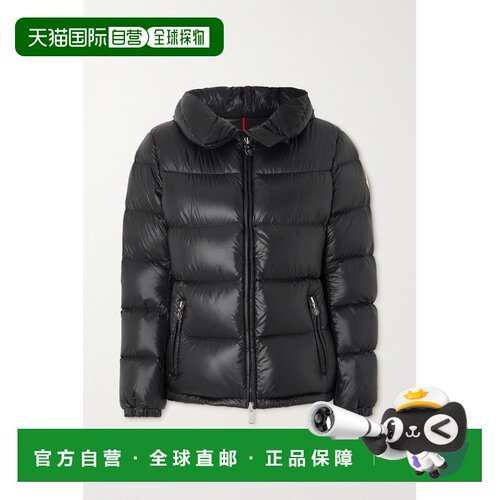 1h可退 香港直邮Moncler 盟可睐 女士 Douro shell 连帽嵌花绗缝