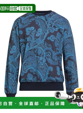 香港直邮Etro 艾特罗 男士 卫衣 blue蓝色 舒适时尚